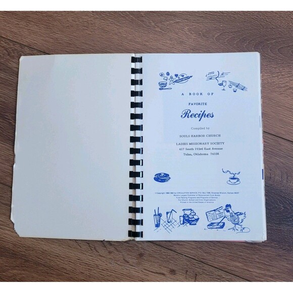 Vintage Our Daily Bread Cookbook Souls Harbor Church Spiral 1982 Tulsa OK - Picture 4 of 16